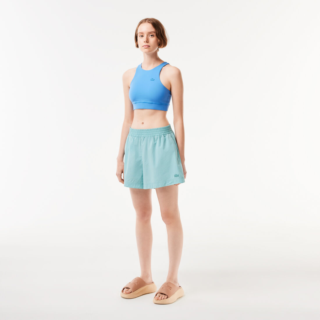 Women's Lacoste Cotton Poplin Shorts - FF6944-00-K98