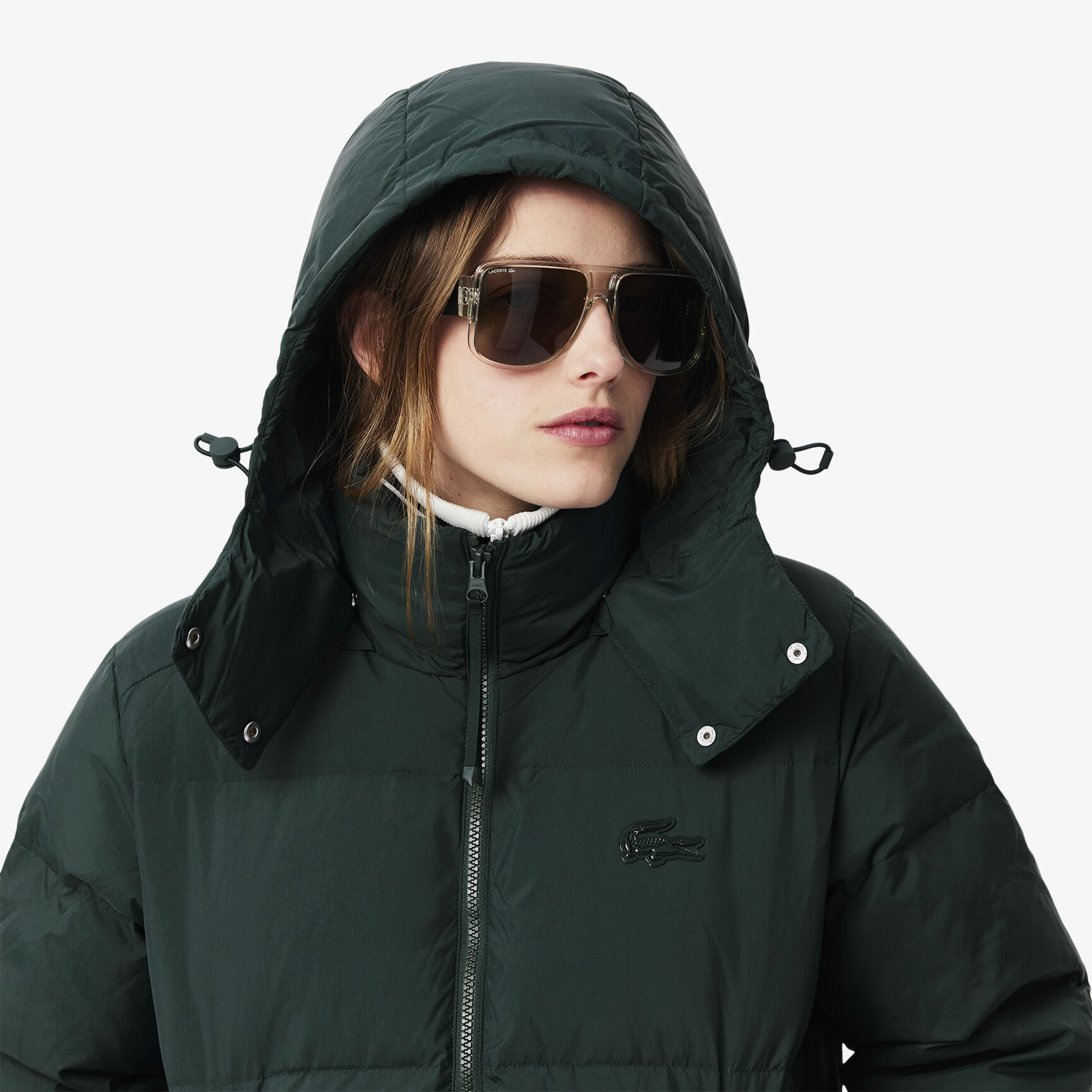 سترة مبطنة بغطاء للرأس بتصميم مريح Relaxed Fit Hooded Down Jacket - BF3262-00-YZP