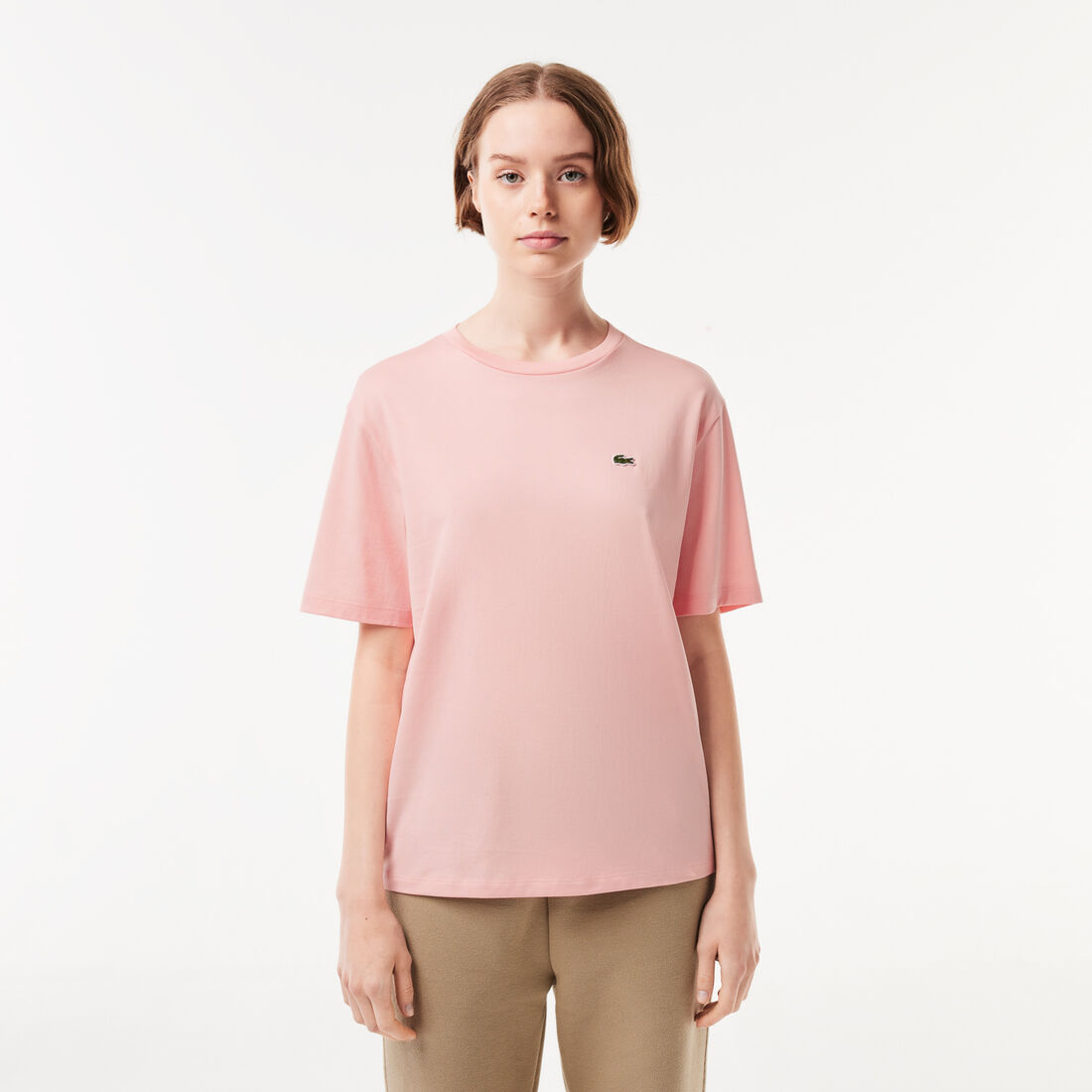 Women's Crew Neck Premium Cotton T-shirt - TF5441-00-SFI