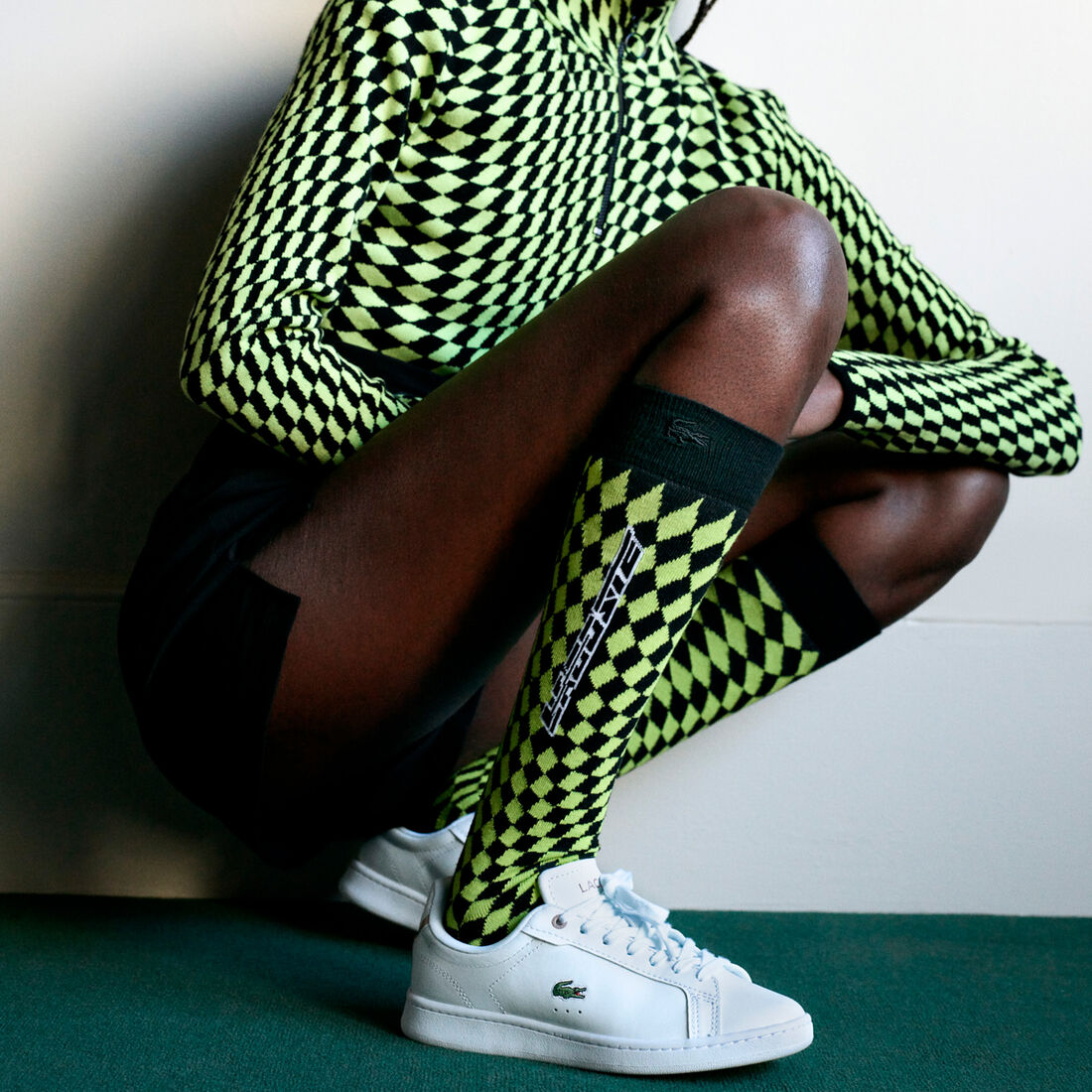 Women's Lacoste Carnaby Pro BL Tonal Leather Trainers Women's Lacoste Carnaby Pro BL Tonal Leather Trainers - 45SFA0083-1Y9