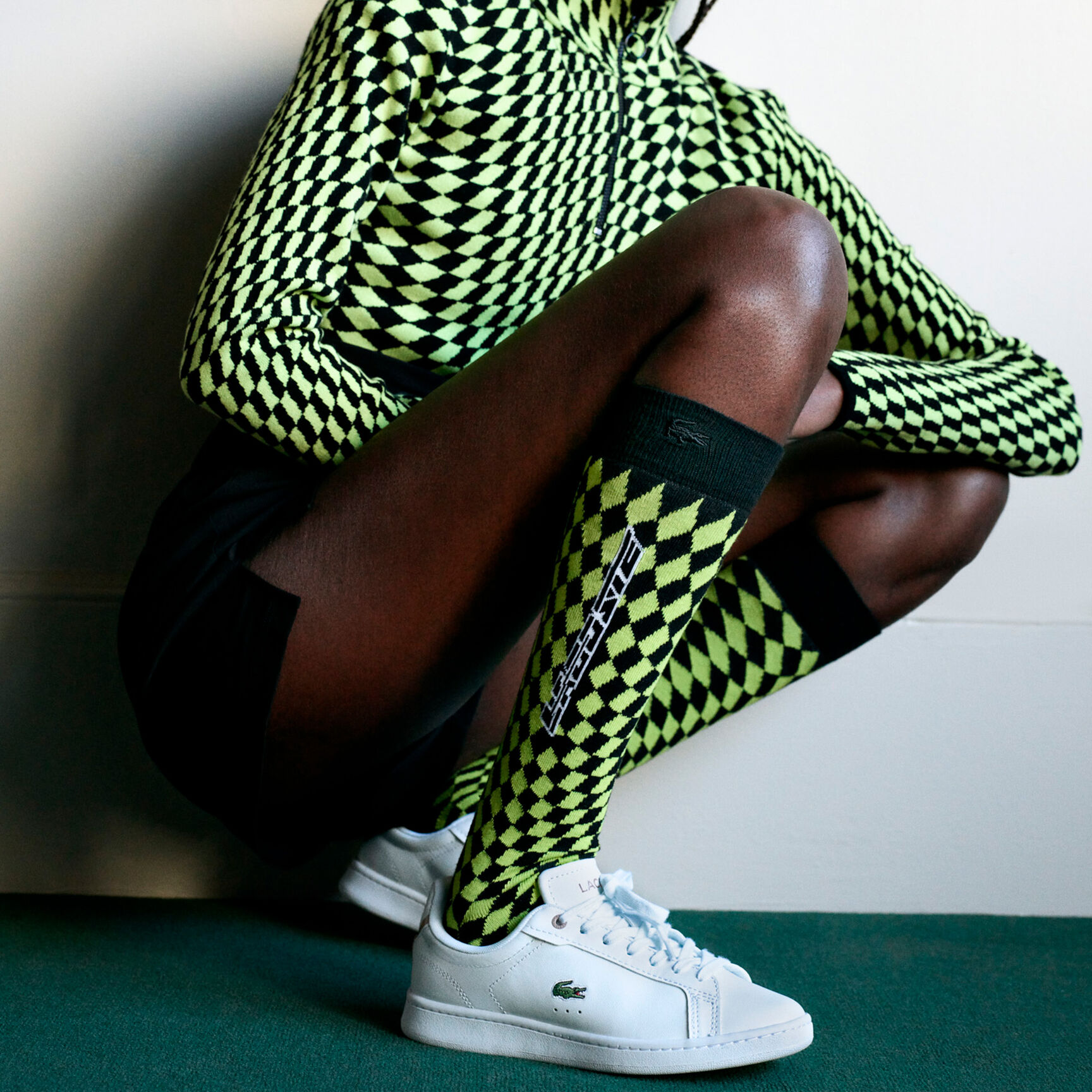 Women's Lacoste Carnaby Pro BL Tonal Leather Trainers Women's Lacoste Carnaby Pro BL Tonal Leather Trainers - 45SFA0083-1Y9