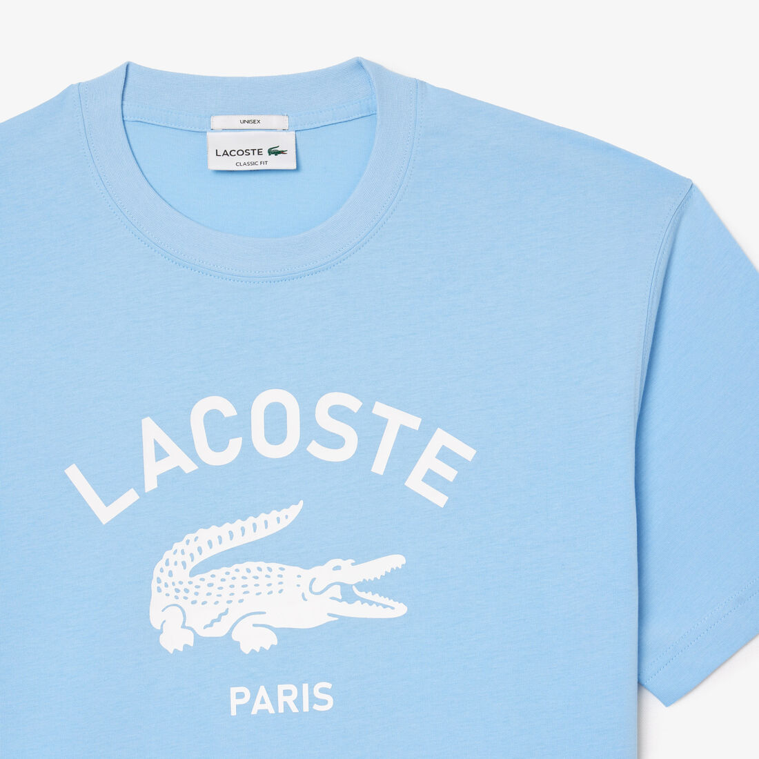 Signature Print Cotton T-shirt lacoste signature print cotton t shirt