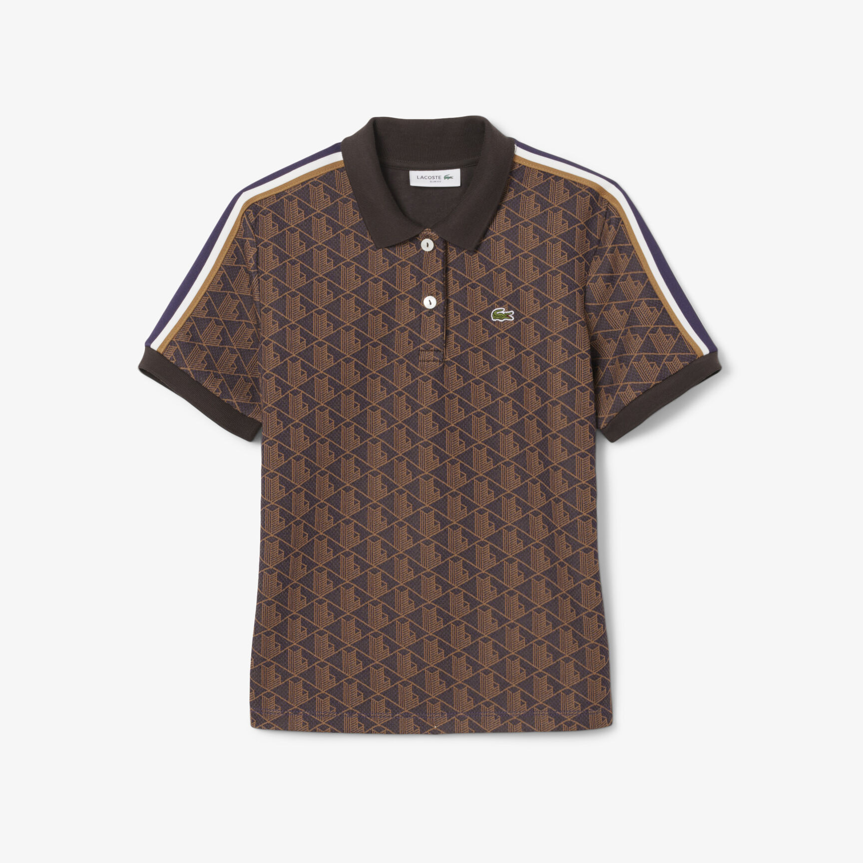 Slim Fit Monogram Jacquard Polo Shirt - DF3364-00-9I4