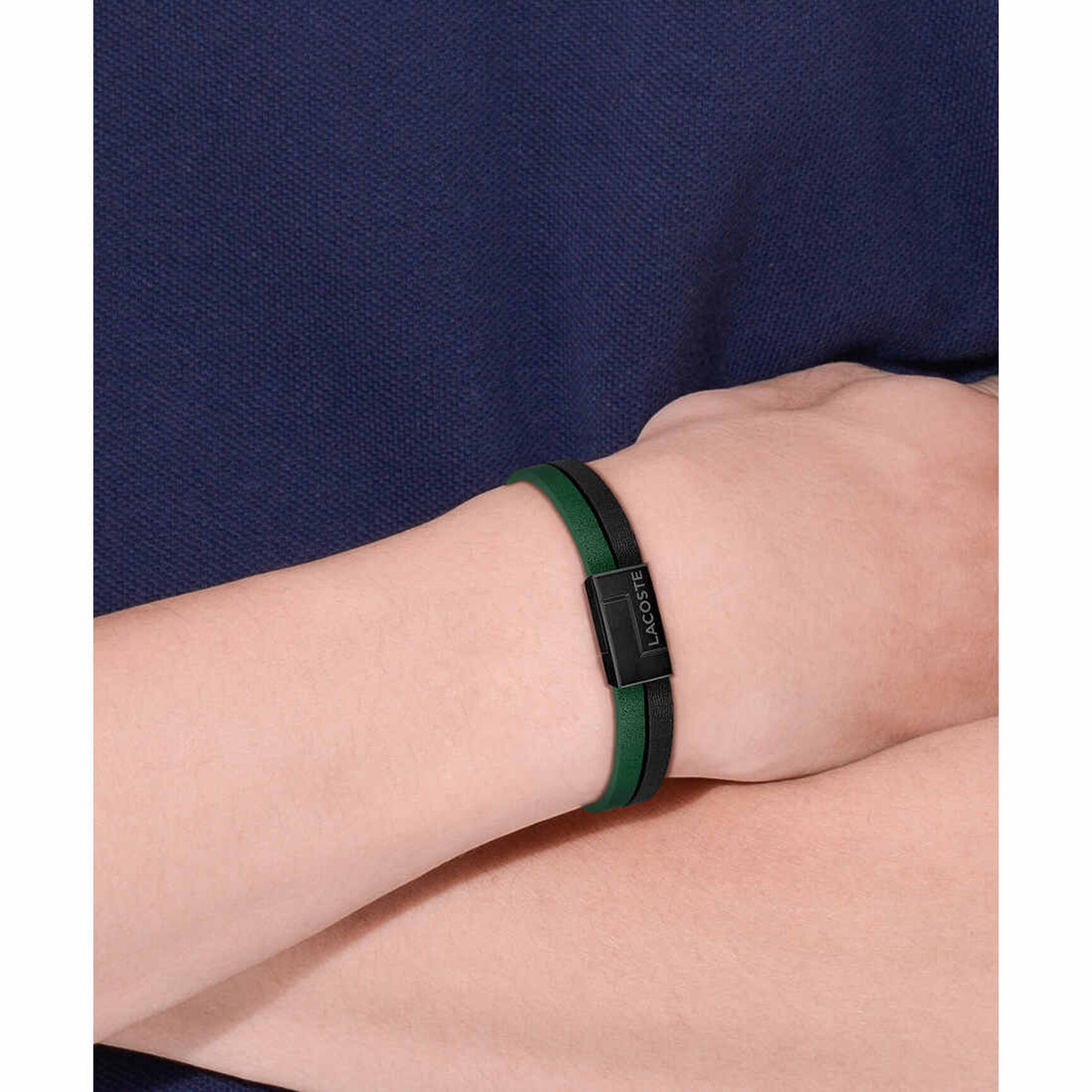 Men Traveler Wrist Band Bracelet Men Traveler Wrist Band Bracelet - 2040074-BLK