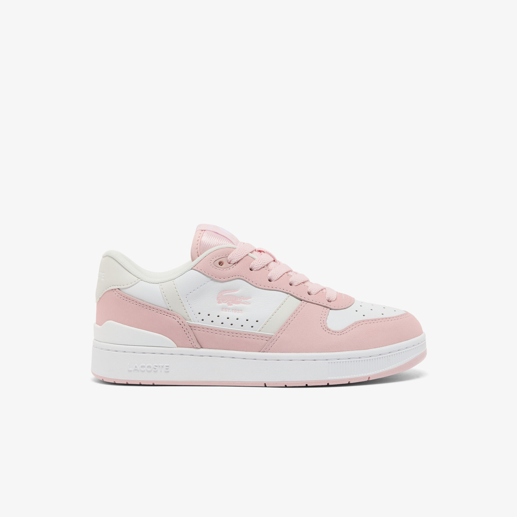lacoste women s t clip set leather sneakers