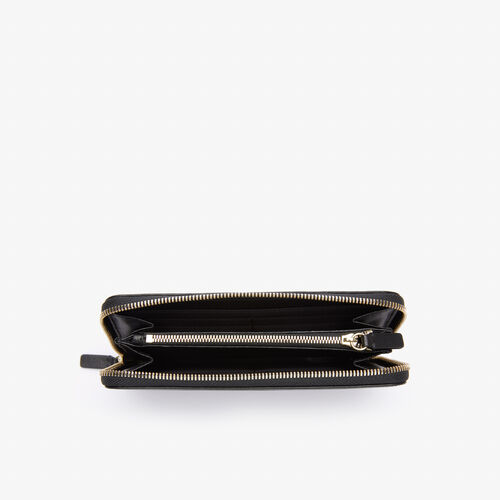 Women's Amelia Large Piqué Leather Wallet
