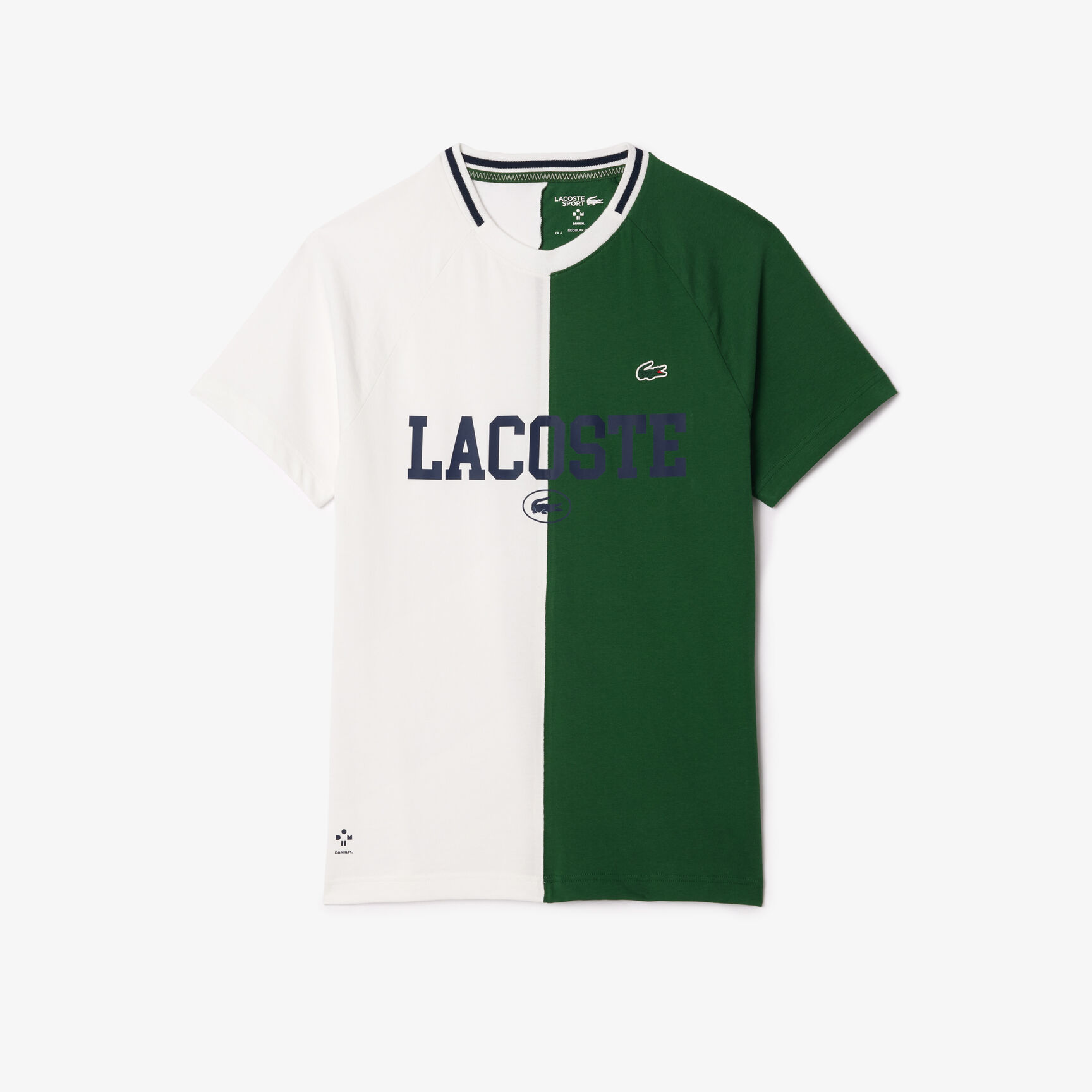 تيشيرت التنس لاكوست سبورت × دانييل ميدفيديف فائق الجفاف Lacoste Sport x Daniil Medvedev Ultra-Dry Tennis T-shirt - TH7538-00-737