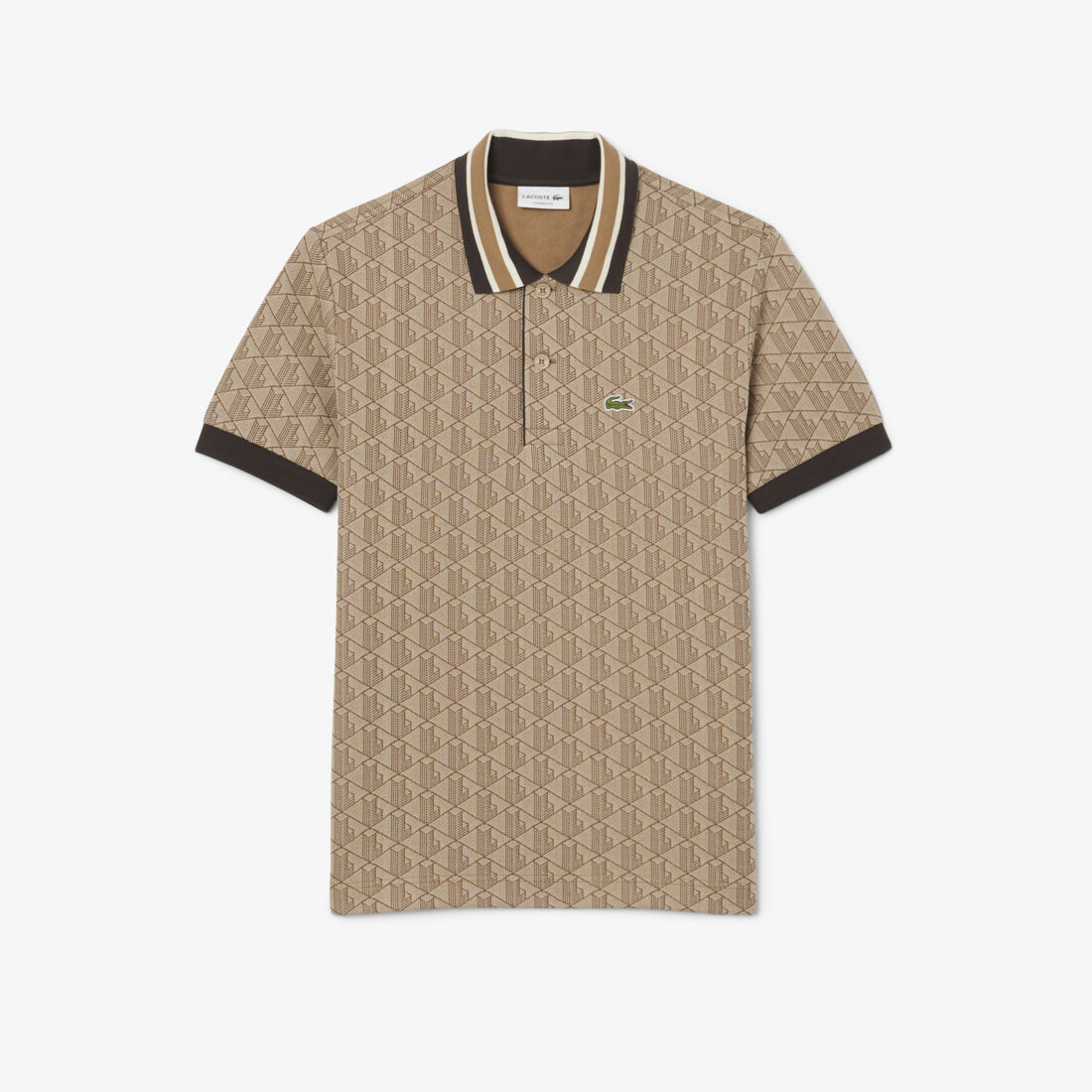 Classic Fit Monogram Jacquard Polo Shirt Classic Fit Monogram Jacquard Polo Shirt - DH1417-00-6IR
