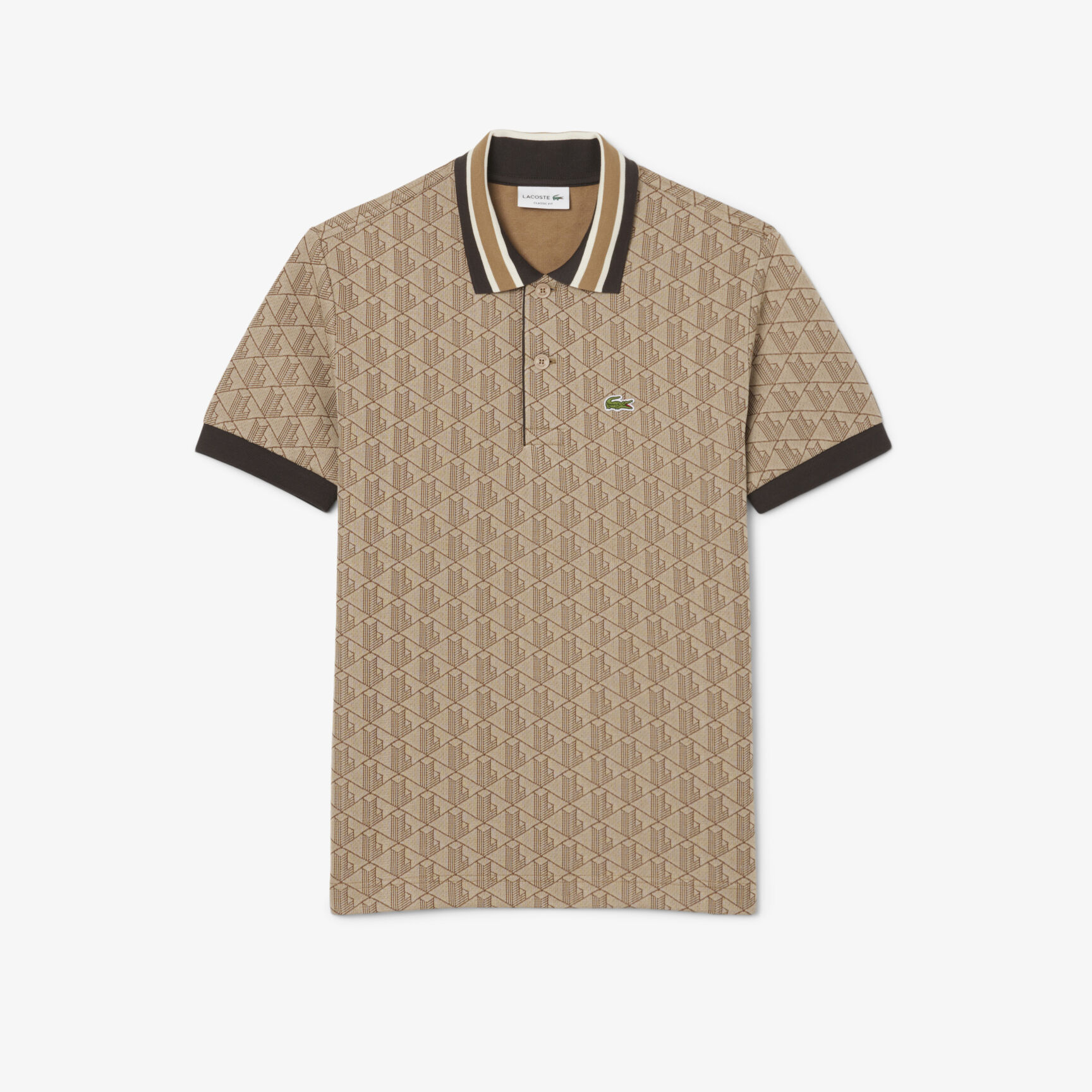 Classic Fit Monogram Jacquard Polo Shirt Classic Fit Monogram Jacquard Polo Shirt - DH1417-00-6IR