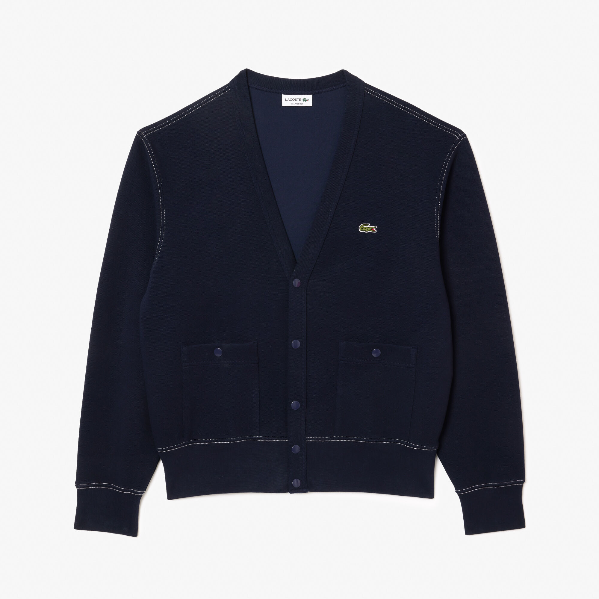 Buy Double Face Pique Cardigan | Lacoste UAE