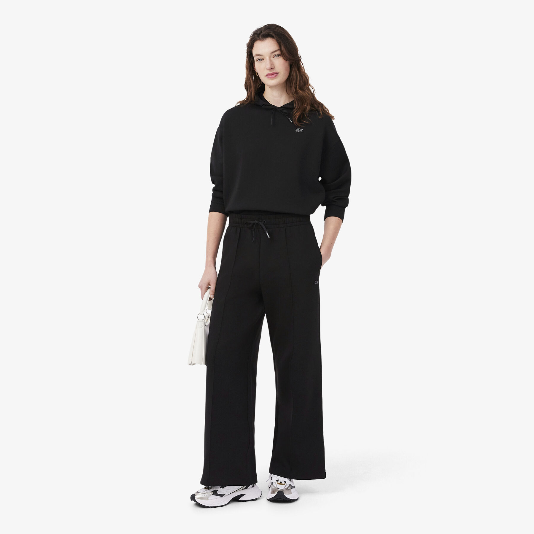 lacoste wide fit jersey sweatpants