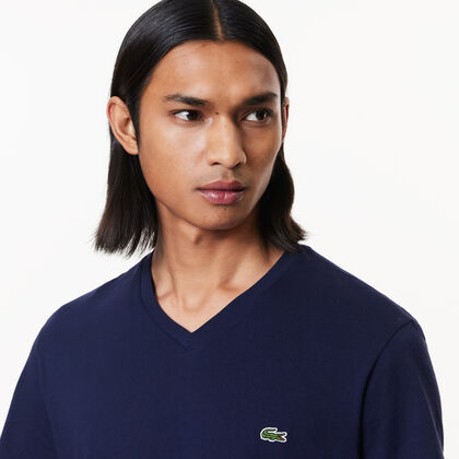 Men's V-neck Cotton T-shirt