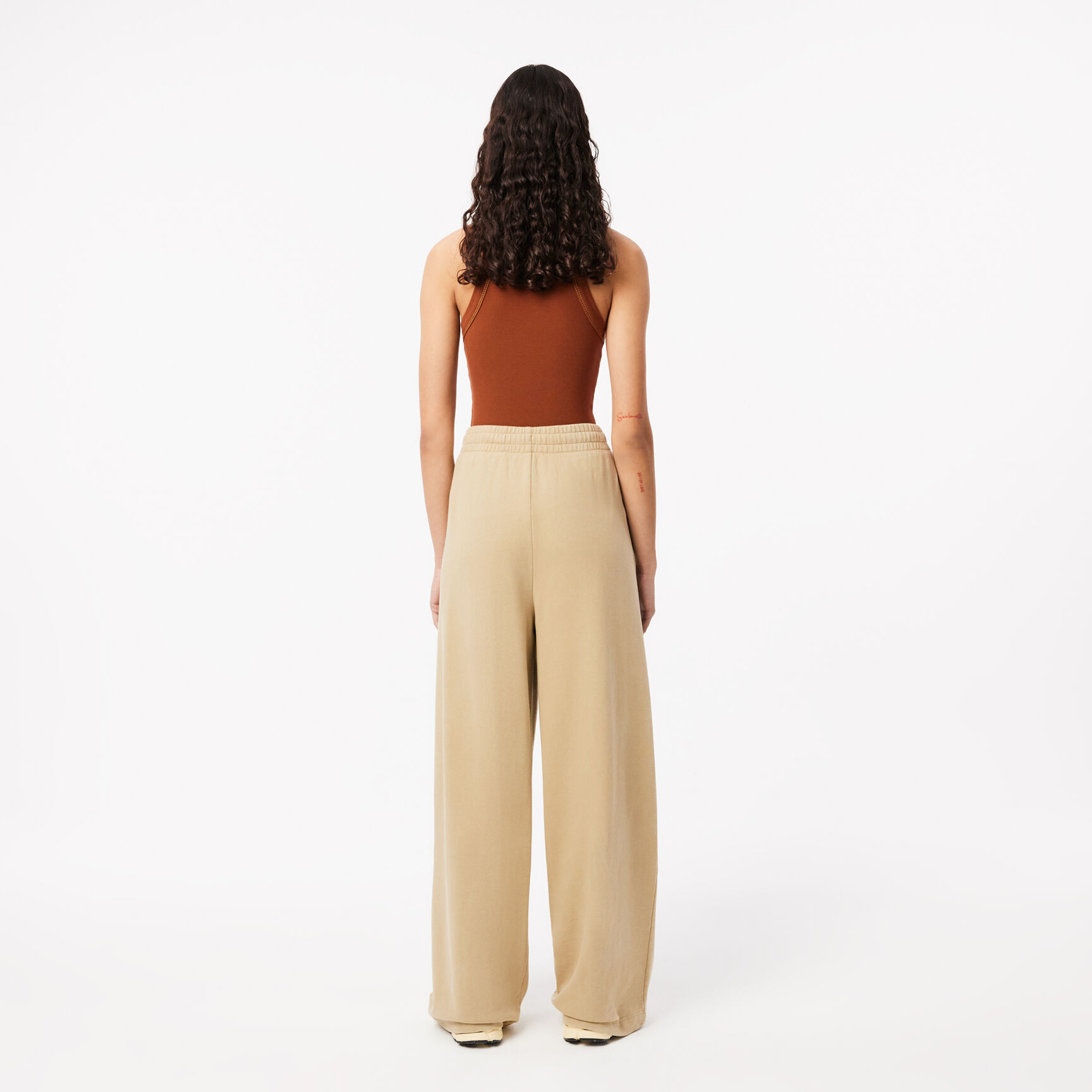 Wide Leg Badge Track Pants - XF2657-00-02S
