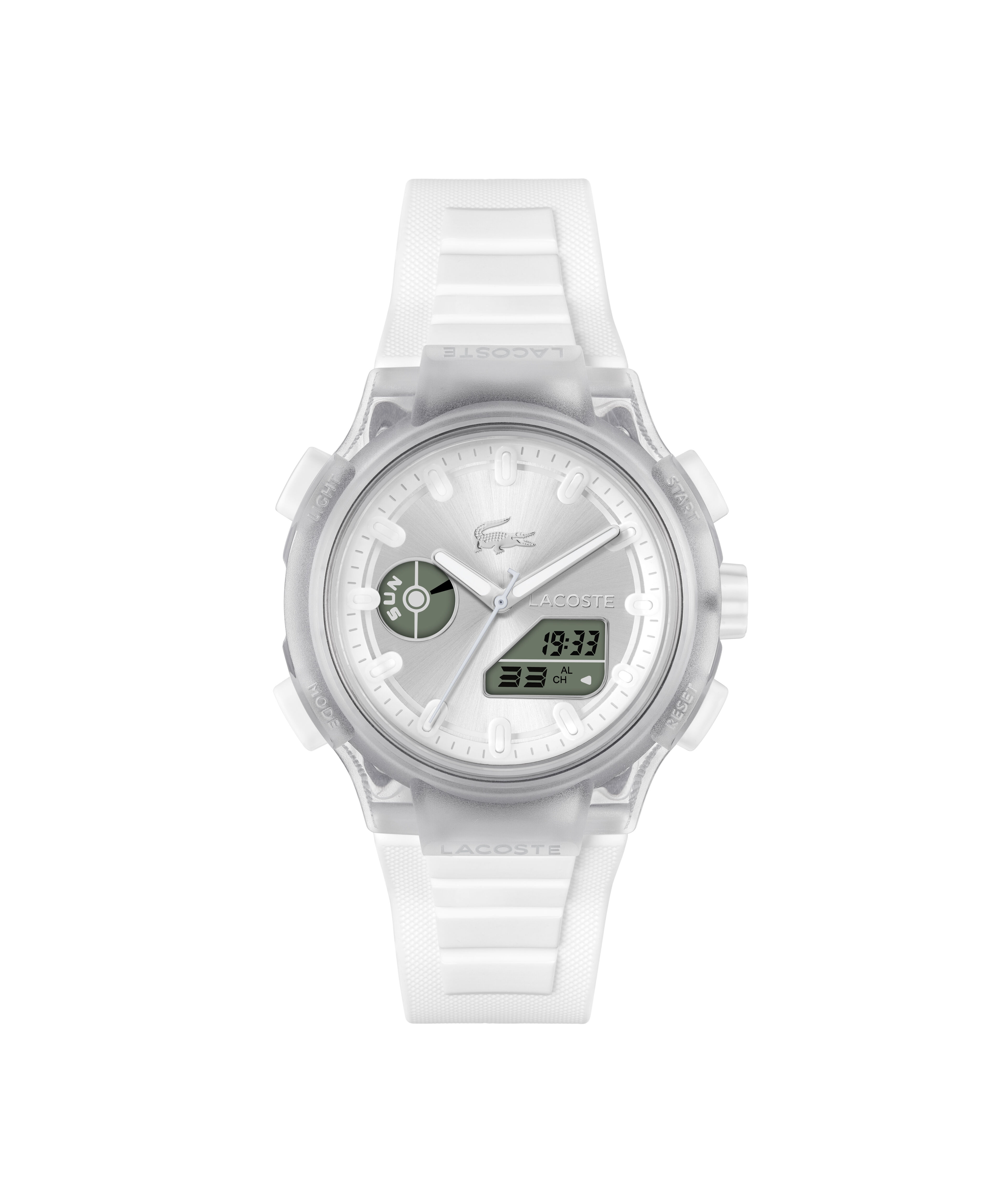 White Silicone Strap Women's Watch