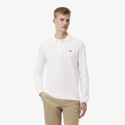 lacoste classic fit long sleeved l 12 12 polo shirt