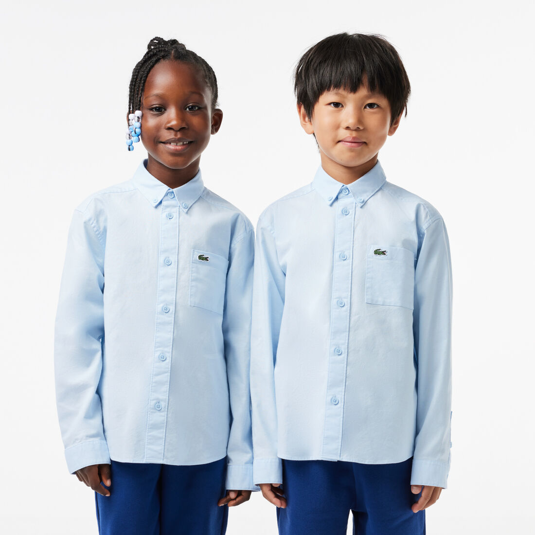 Kids' Lacoste Contrast Pocket Shirt - CJ5296-00-T01