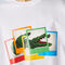 لاكوست تي شيرت قطني للجنسين قصة فضفاضة من مجموعة lacoste live و polaroid