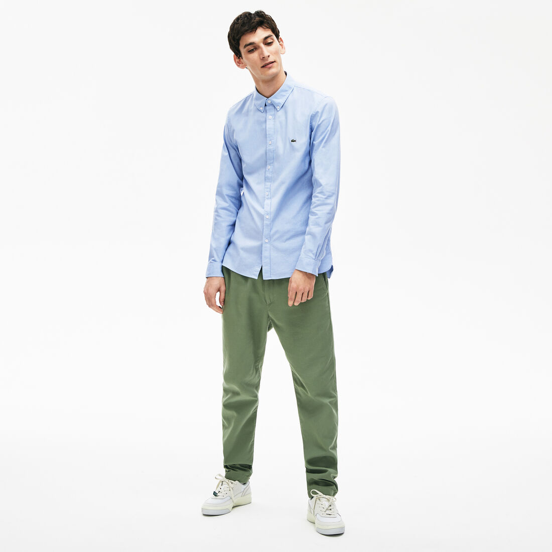 Men's Slim Fit Stretch Oxford Cotton Shirt Men's Slim Fit Stretch Oxford Cotton Shirt