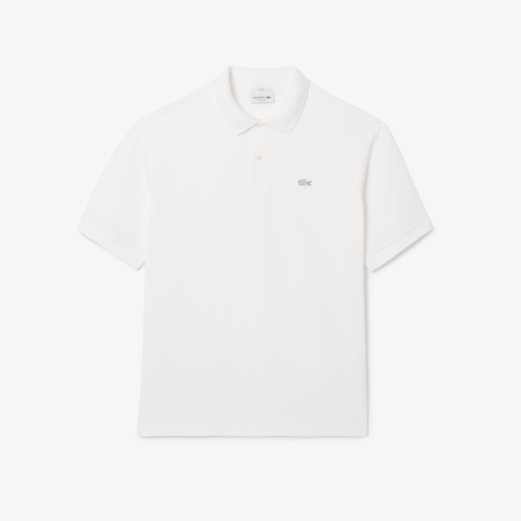 تيشيرت بولو فضفاض من قماش بيكيه ثقيل Loose Fit Heavy Pique Polo Shirt - PH7757-00-001