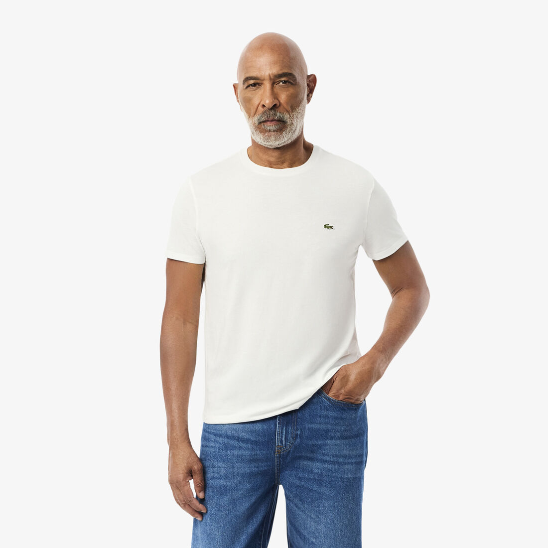 Buy Cotton Pima T-shirt Lacoste UAE