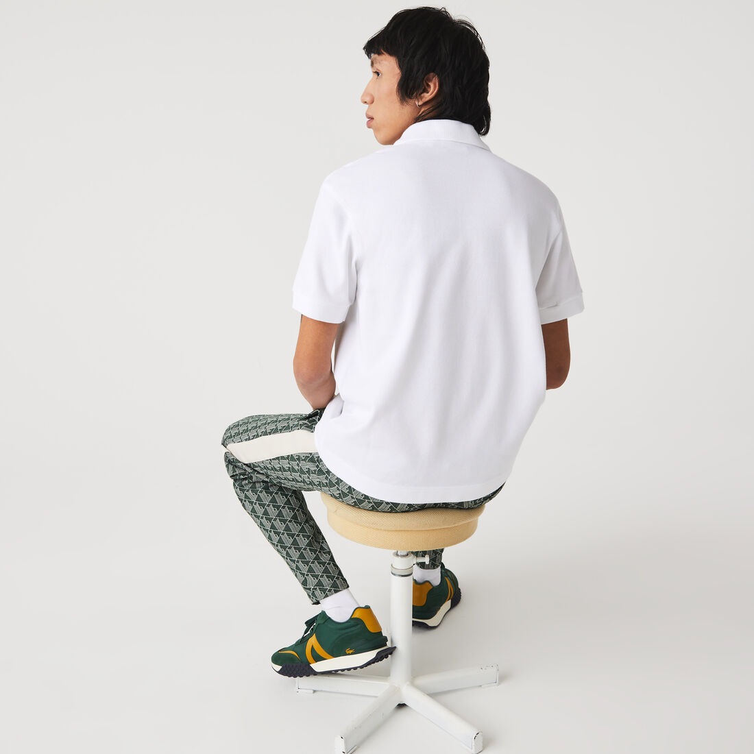 تيشيرت بولو لاكوست قطن عضوي بقصة كلاسيكية للرجال مجموعة Made in France تيشيرت بولو لاكوست قطن عضوي بقصة كلاسيكية للرجال مجموعة Made in France