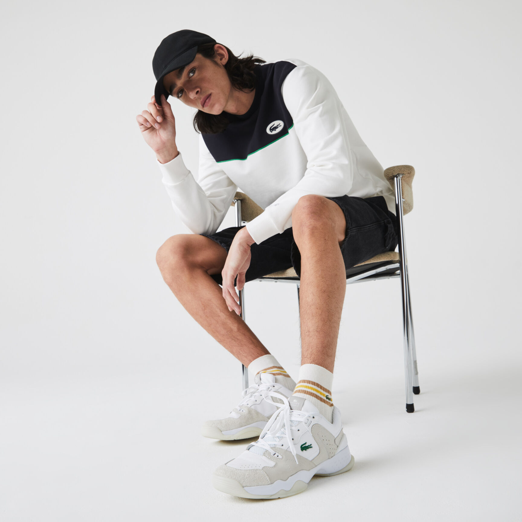 سنيكرز تي بوينت جلد وشمواه للرجال سنيكرز تي بوينت جلد وشمواه للرجال