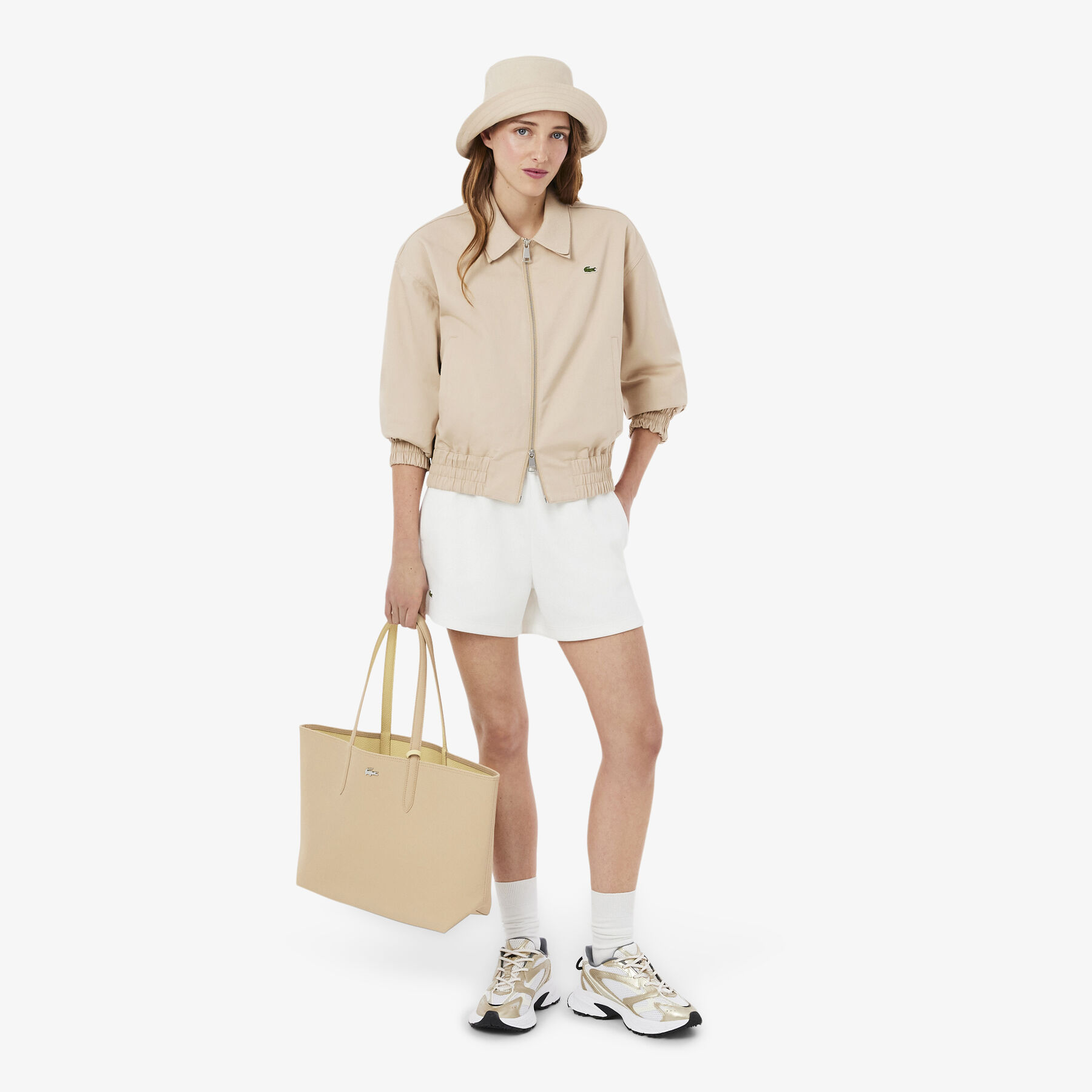 Anna Reversible Tote with Pouch lacoste anna reversible tote with pouch