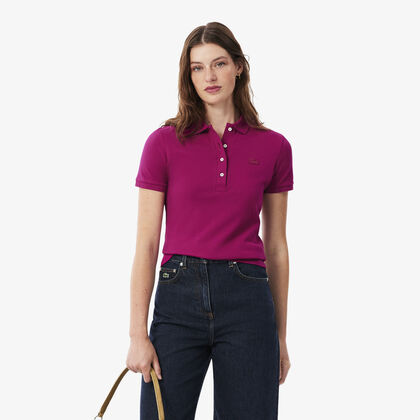 lacoste l 12 d slim fit stretch petit pique polo shirt
