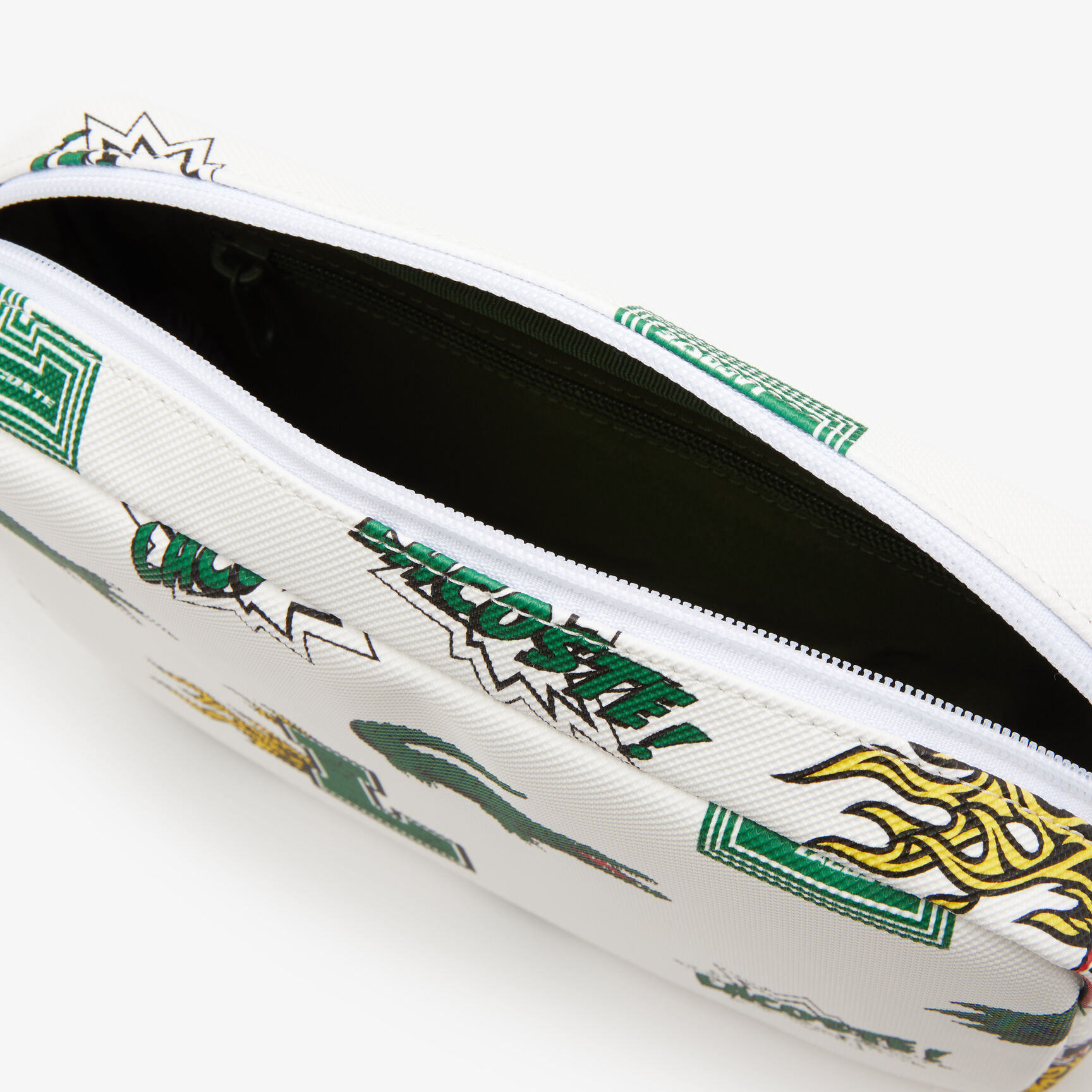 حقيبة كروس لاكوست بنقشة رسوم متحركة من تشكيلة موسم الأعياد للجنسين حقيبة كروس لاكوست بنقشة رسوم متحركة من تشكيلة موسم الأعياد للجنسين