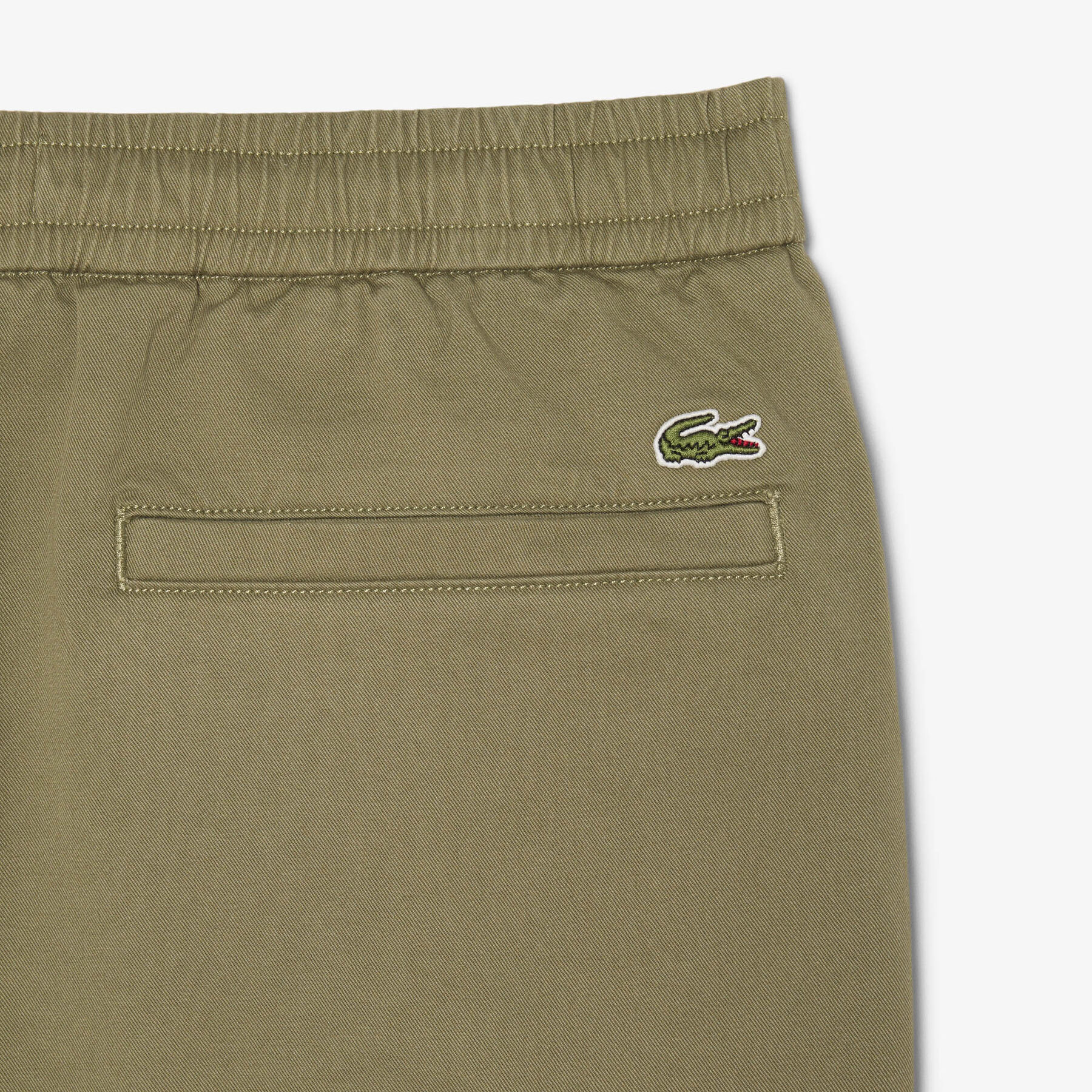 lacoste regular fit cotton twill chino pants