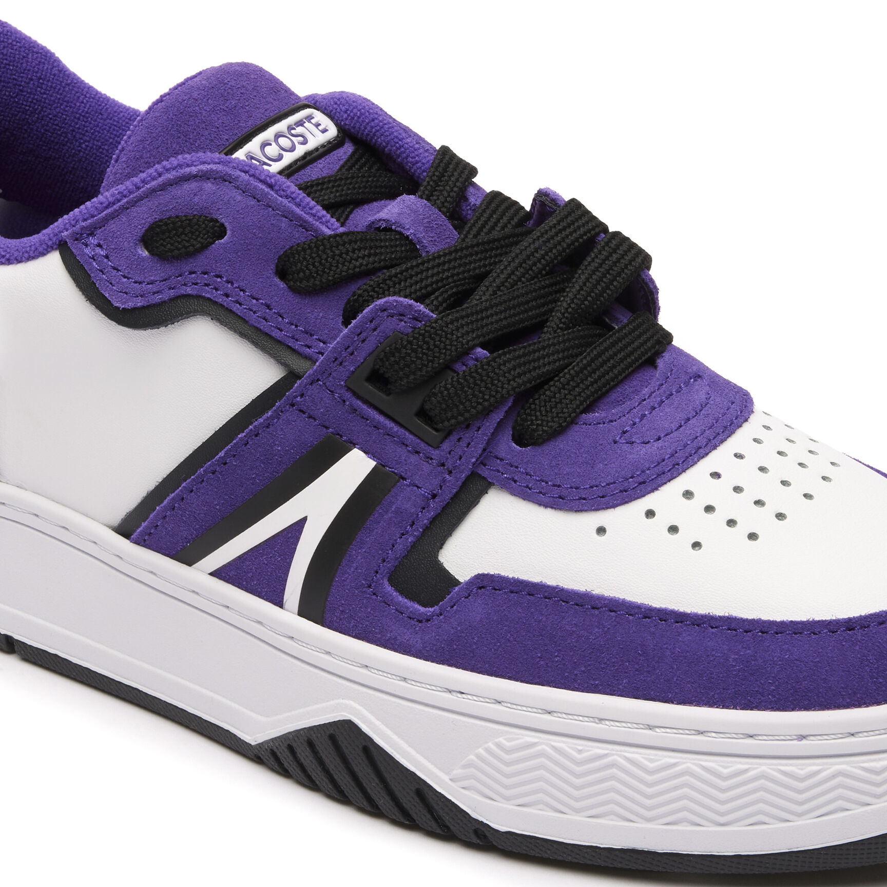 Women's L001 Coated Leather Trainers - 46SFA0044-1S6