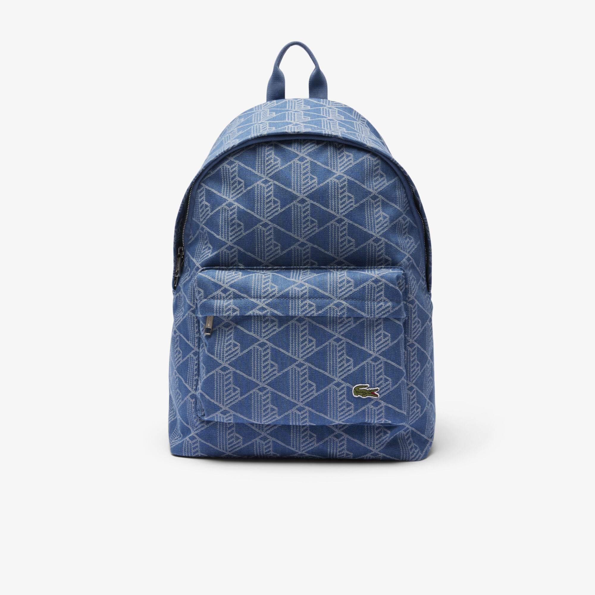 Neocroc Jacquard Motif Backpack, Blue | LACOSTE UAE