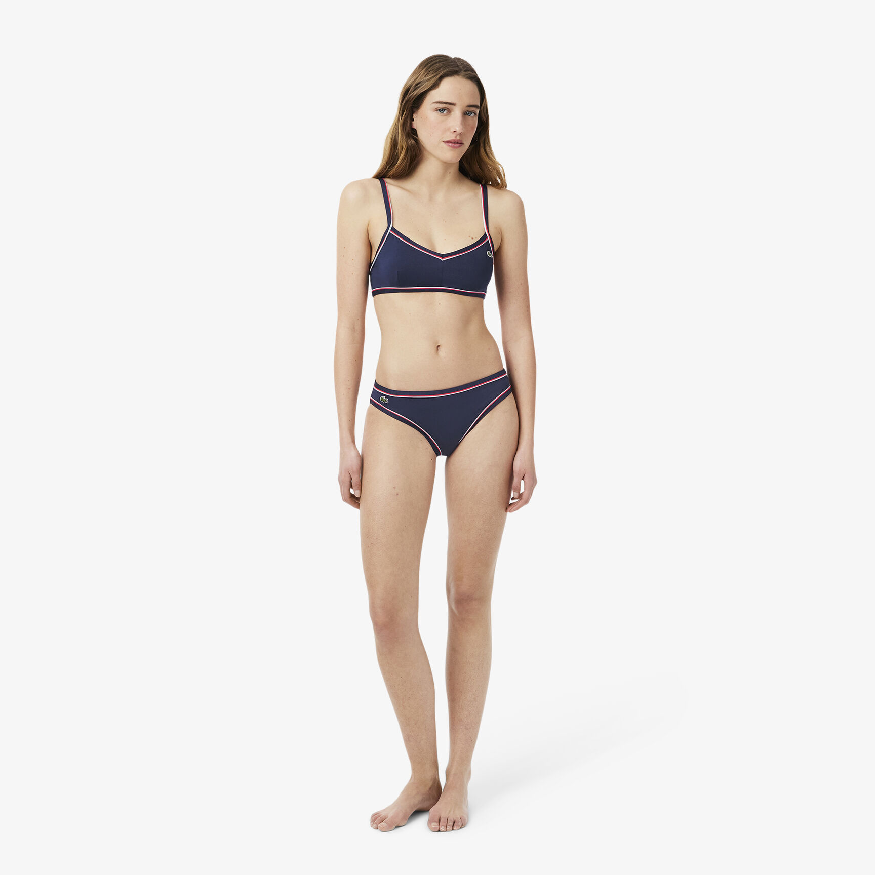 ملابس سباحة قصيرة بقصّة متباينة الألوان Contrast Trim Swim Briefs - MF9994-00-GWI