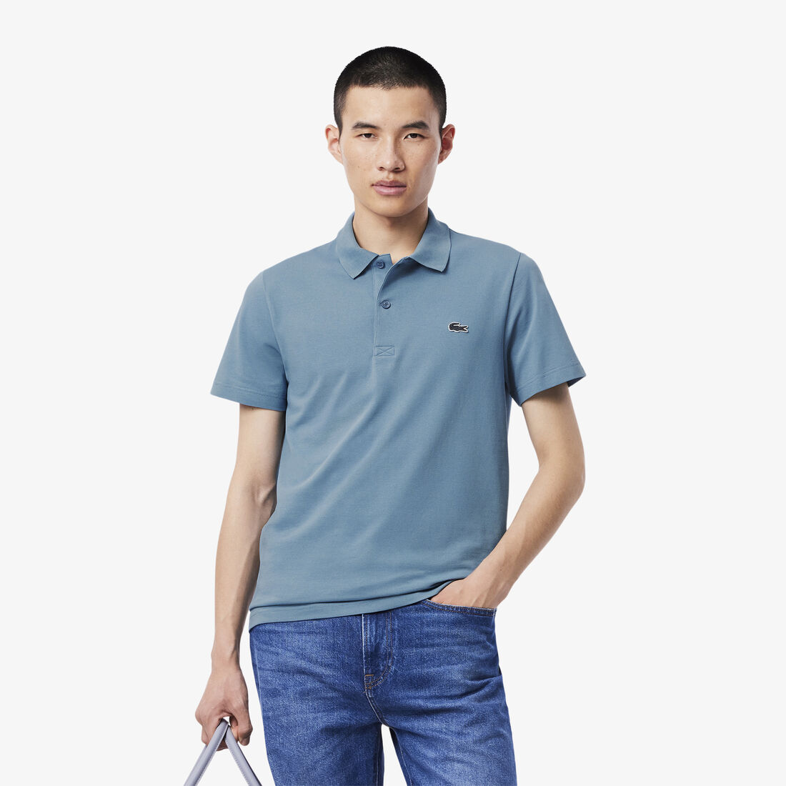 Regular Fit Cotton Blend Polo Shirt - DH5522-00-HD9