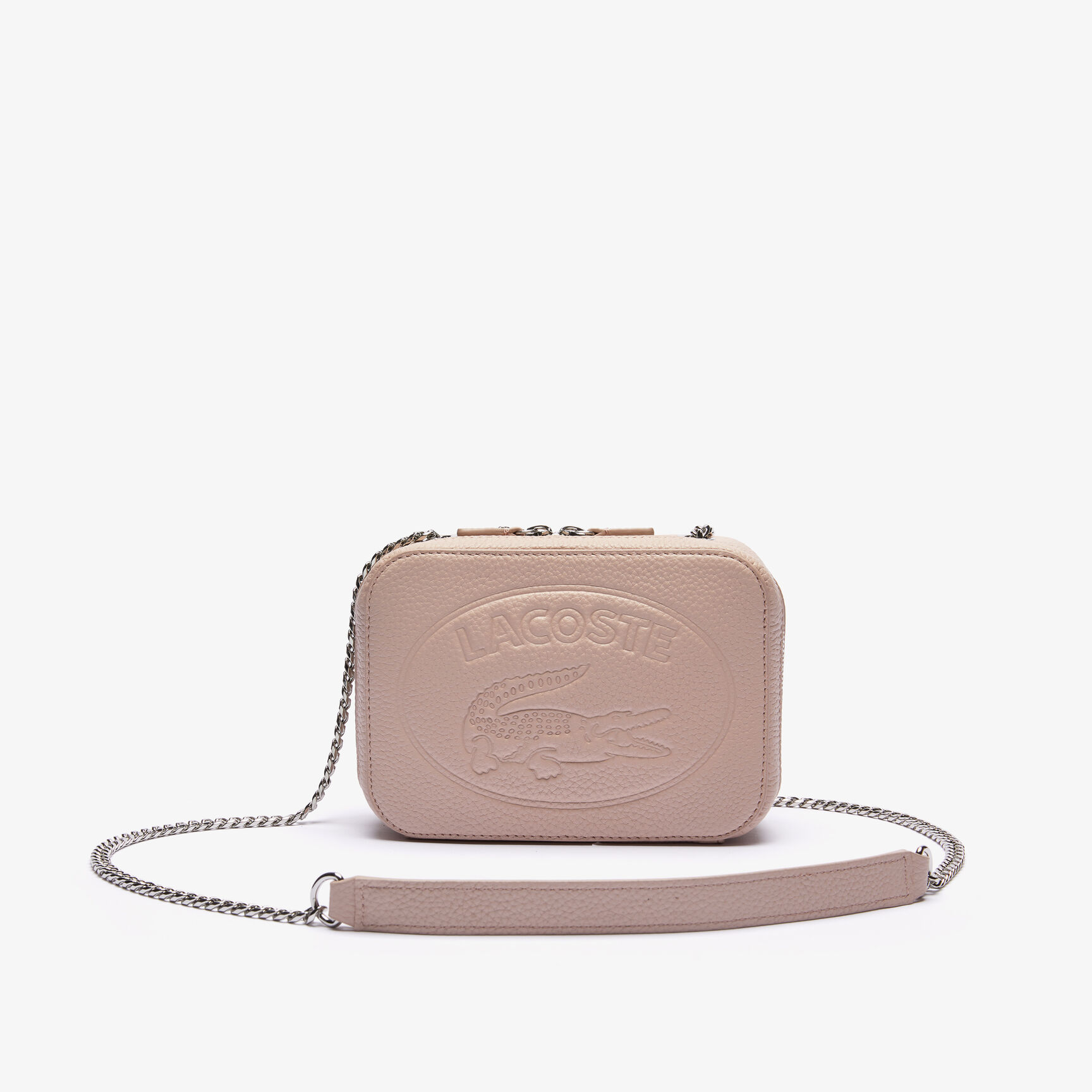 حقيبة كتف بسحاب من الجلد المحبب مجموعة Croco Crew للنساء حقيبة كتف بسحاب من الجلد المحبب مجموعة Croco Crew للنساء