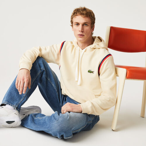 Men’s Made In France Hooded Organic Cotton Fleece Sweatshirt
