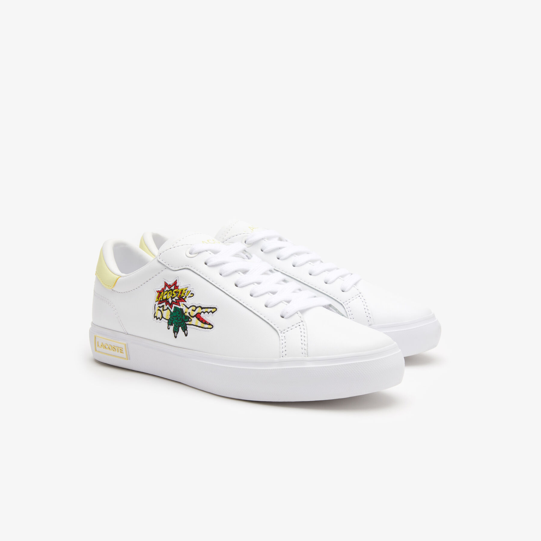 Women's Lacoste Powercourt Leather Sneakers women s lacoste powercourt leather sneakers