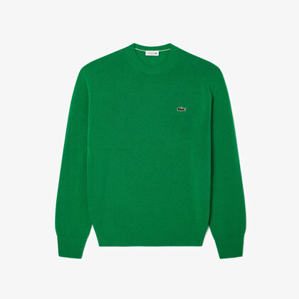 كنزة صوفية برقبة دائرية