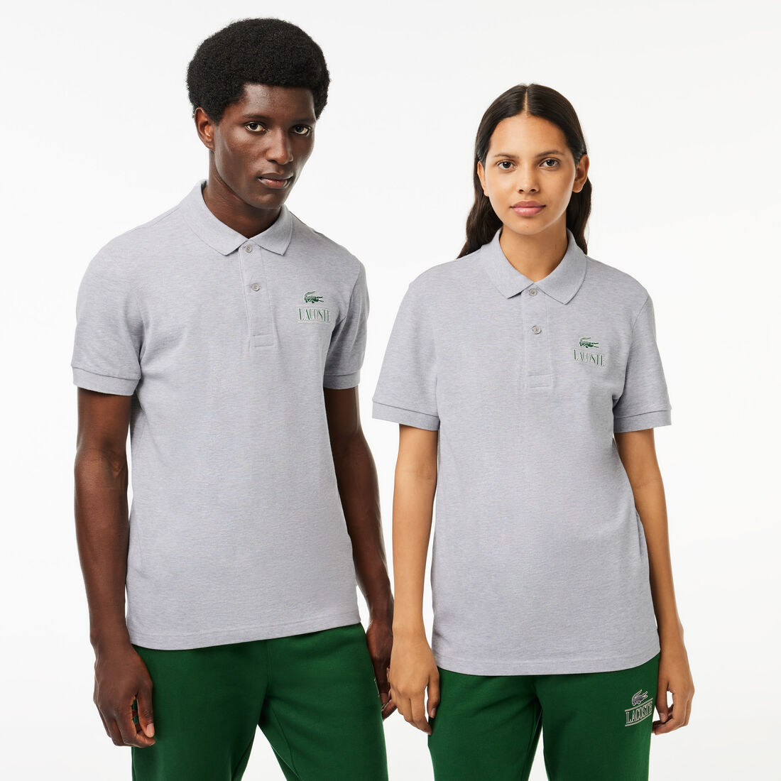Lacoste Signature Print Stretch Pique Polo Shirt - PH1136-00-CCA