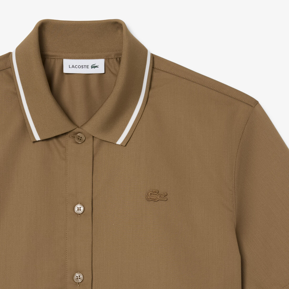 Petit Pique Effect Oversized Shirt lacoste petit pique effect oversized shirt