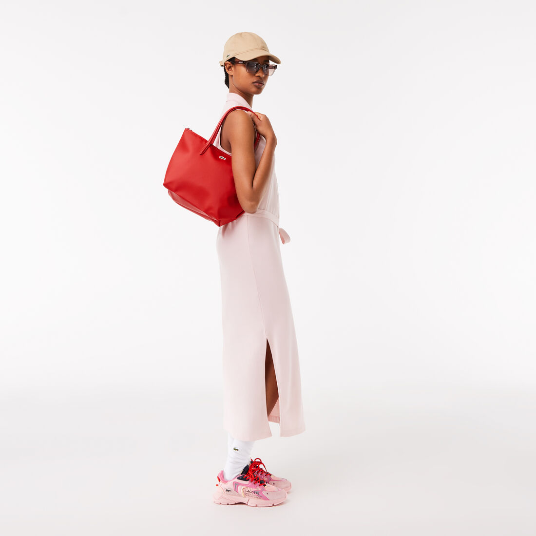 حقيبة كونسيبت صغيرة L.12.12 Women's L.12.12 Concept Small Zip Tote Bag - NF2037PO-883