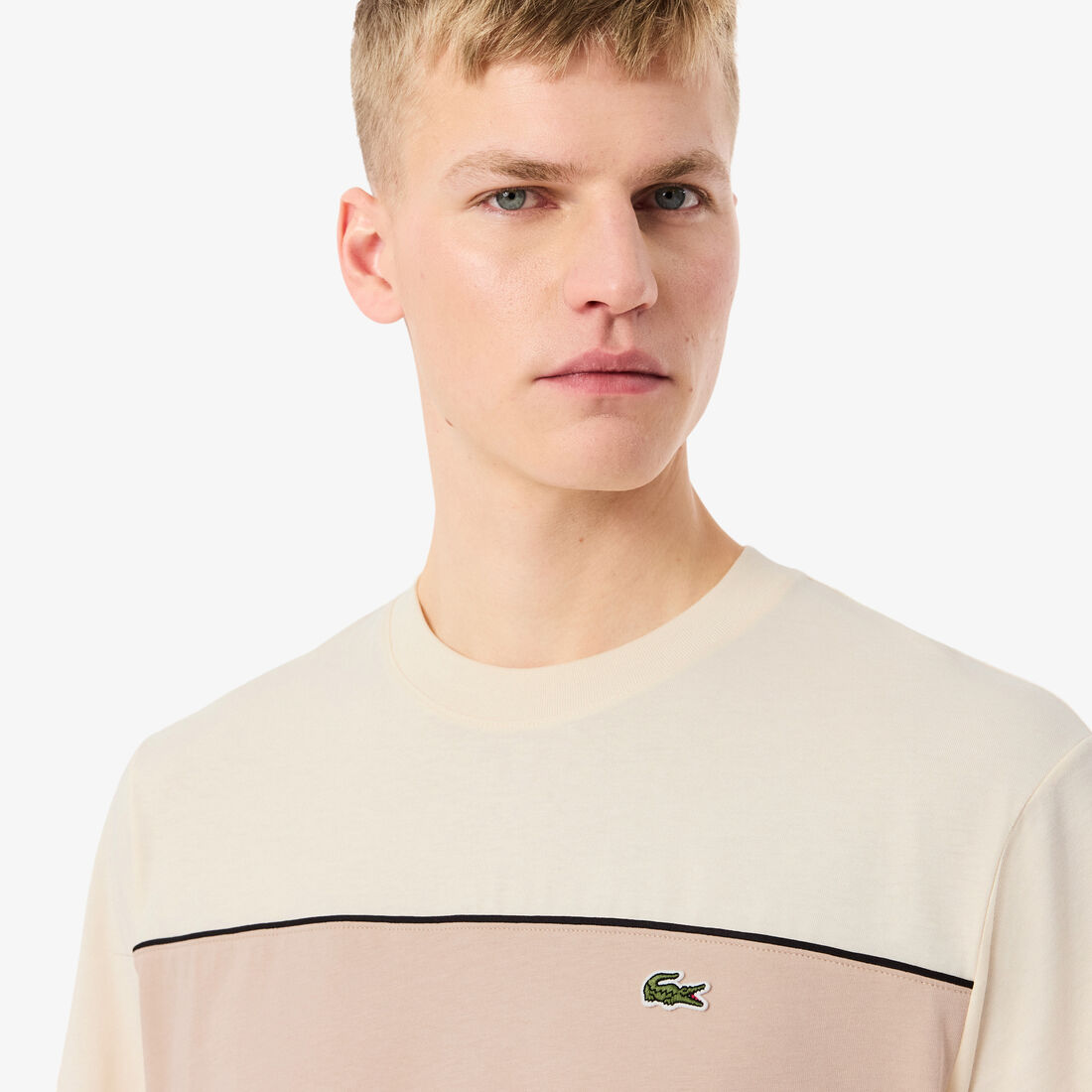 Colour-Block Cotton T-shirt Colour-Block Cotton T-shirt - TH0896-00-3RR
