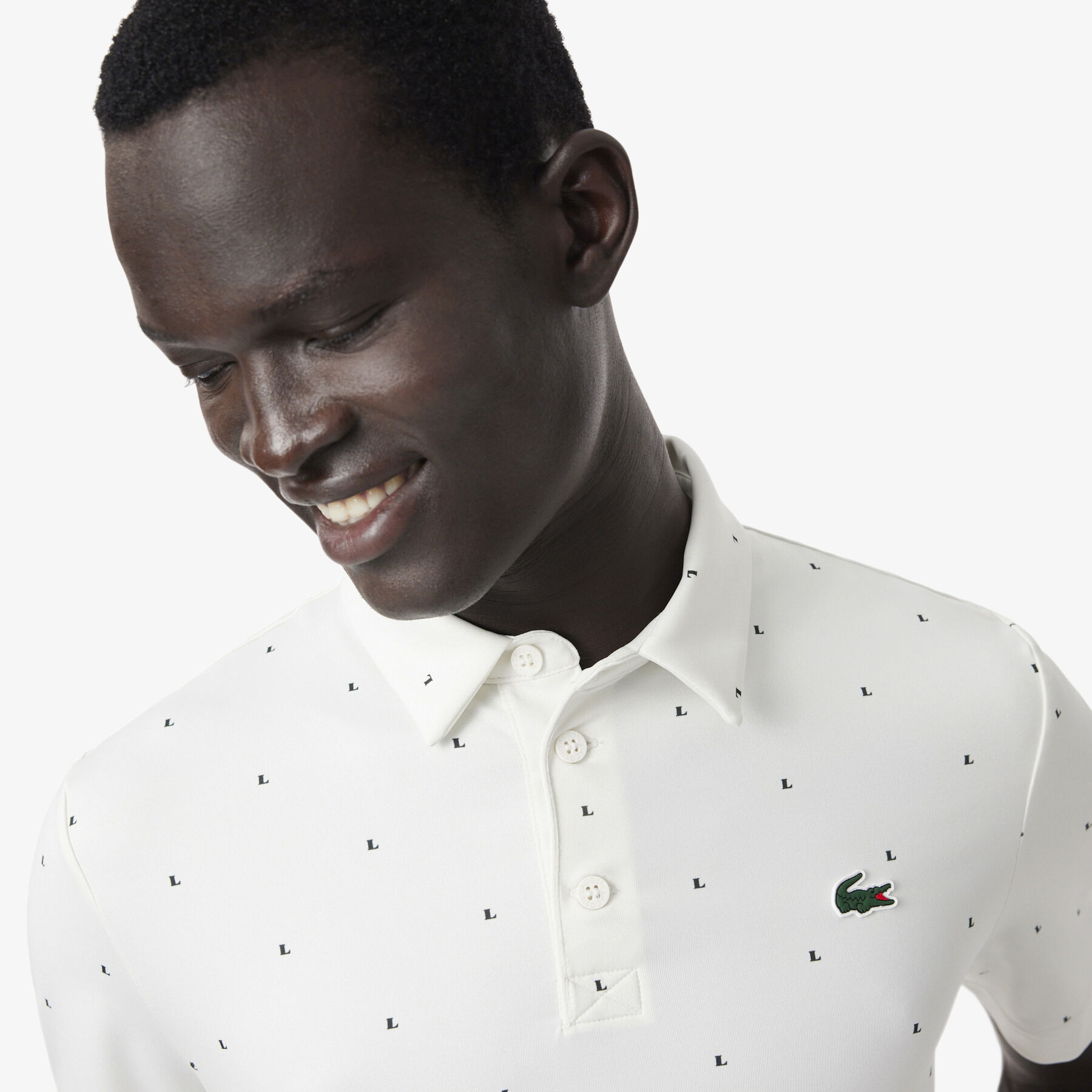 Regular Fit Printed Golf Polo Shirt lacoste regular fit printed golf polo shirt