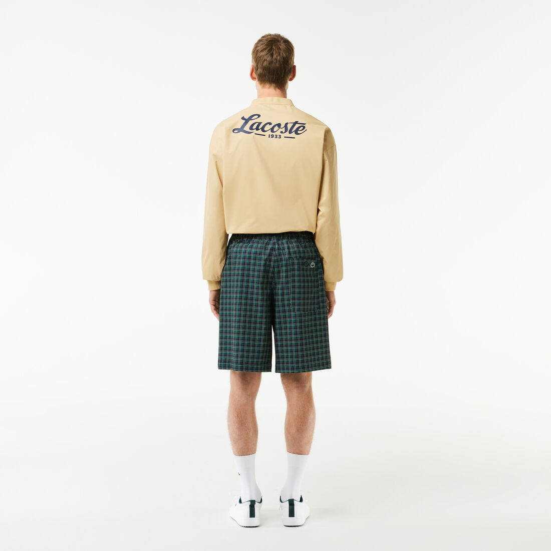 شورت برمودا جولف بمربعات فائقة الجفاف Ultra-Dry checked Golf Bermuda Shorts - FH7424-00-IQ6