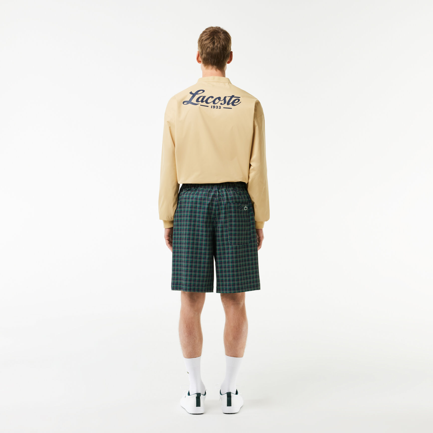 شورت برمودا جولف بمربعات فائقة الجفاف Ultra-Dry checked Golf Bermuda Shorts - FH7424-00-IQ6