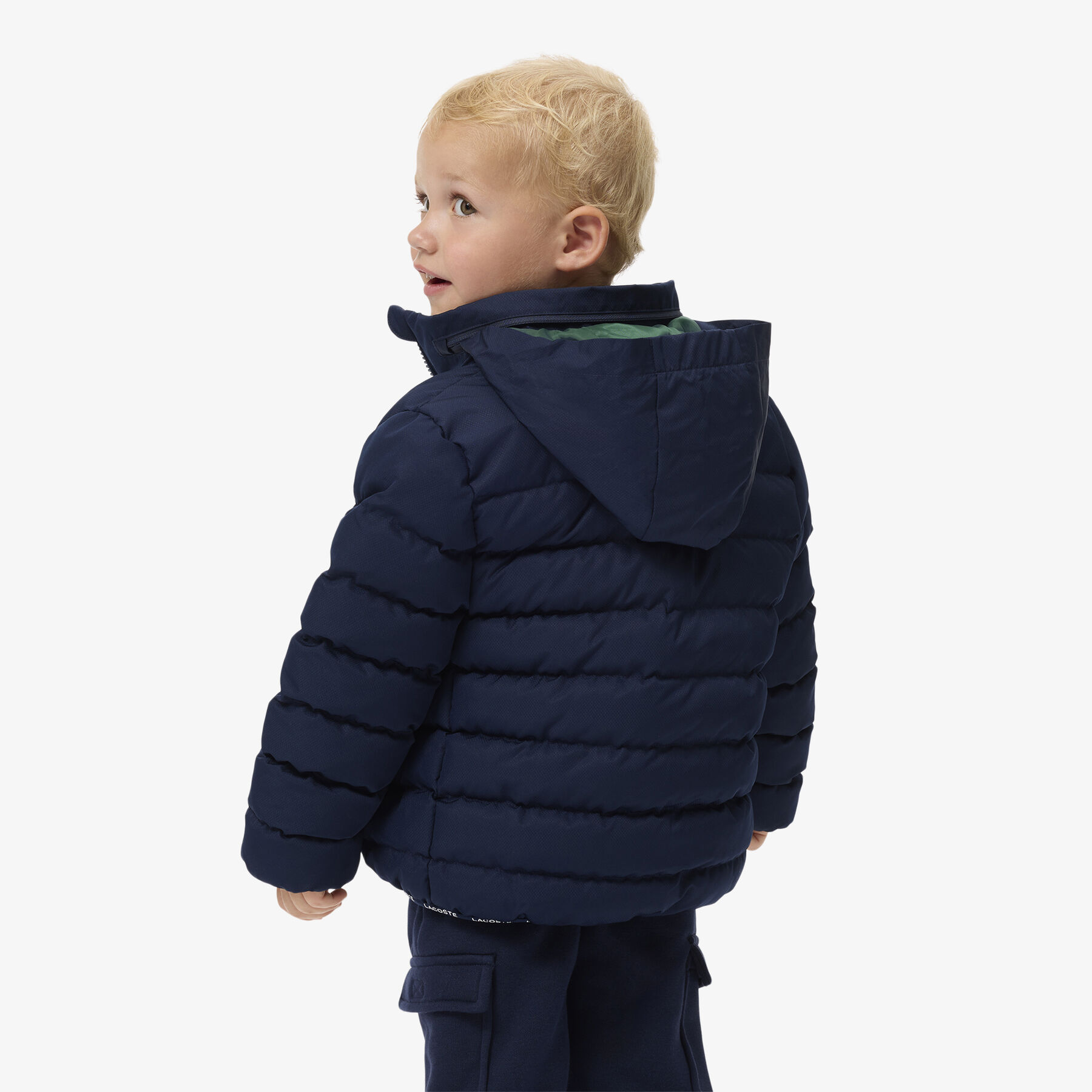 Hooded Diamond Taffeta Puffed Jacket - BJ0980-00-166
