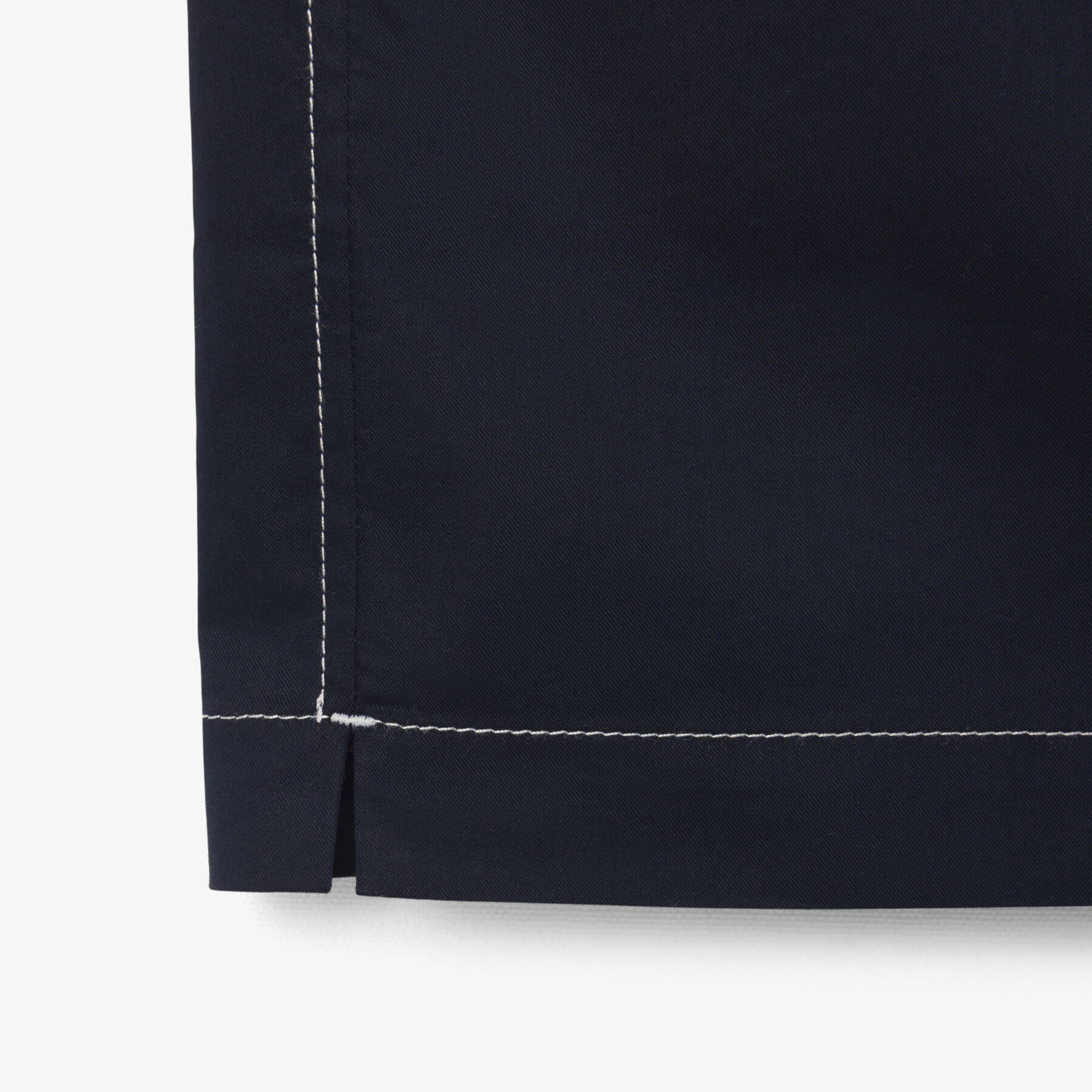 Relaxed Fit Short Sleeved Cotton Shirt Men's Lacoste Pull-on Windbreaker with Kangaroo Pocket - CH8448-00-MXQ