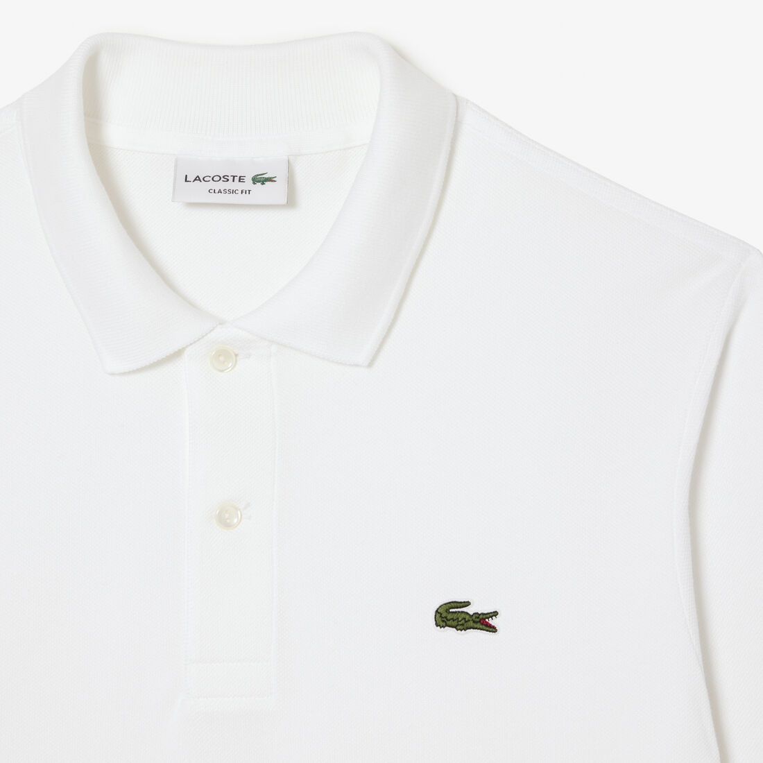 قميص بولو كلاسيكي بأكمام طويلة مقاس L.12.12 Classic Fit Long Sleeved L.12.12 Polo Shirt - L1312-00-001