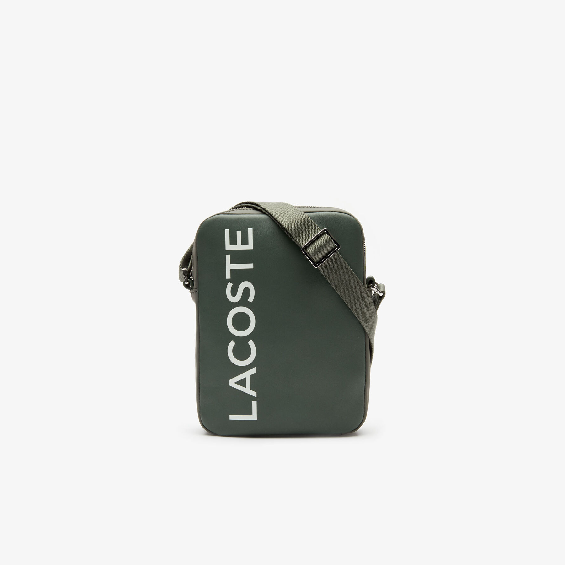 Men's L.12.12 Signature Leather Cross Body Bag lacoste men s l 12 12 signature leather cross body bag