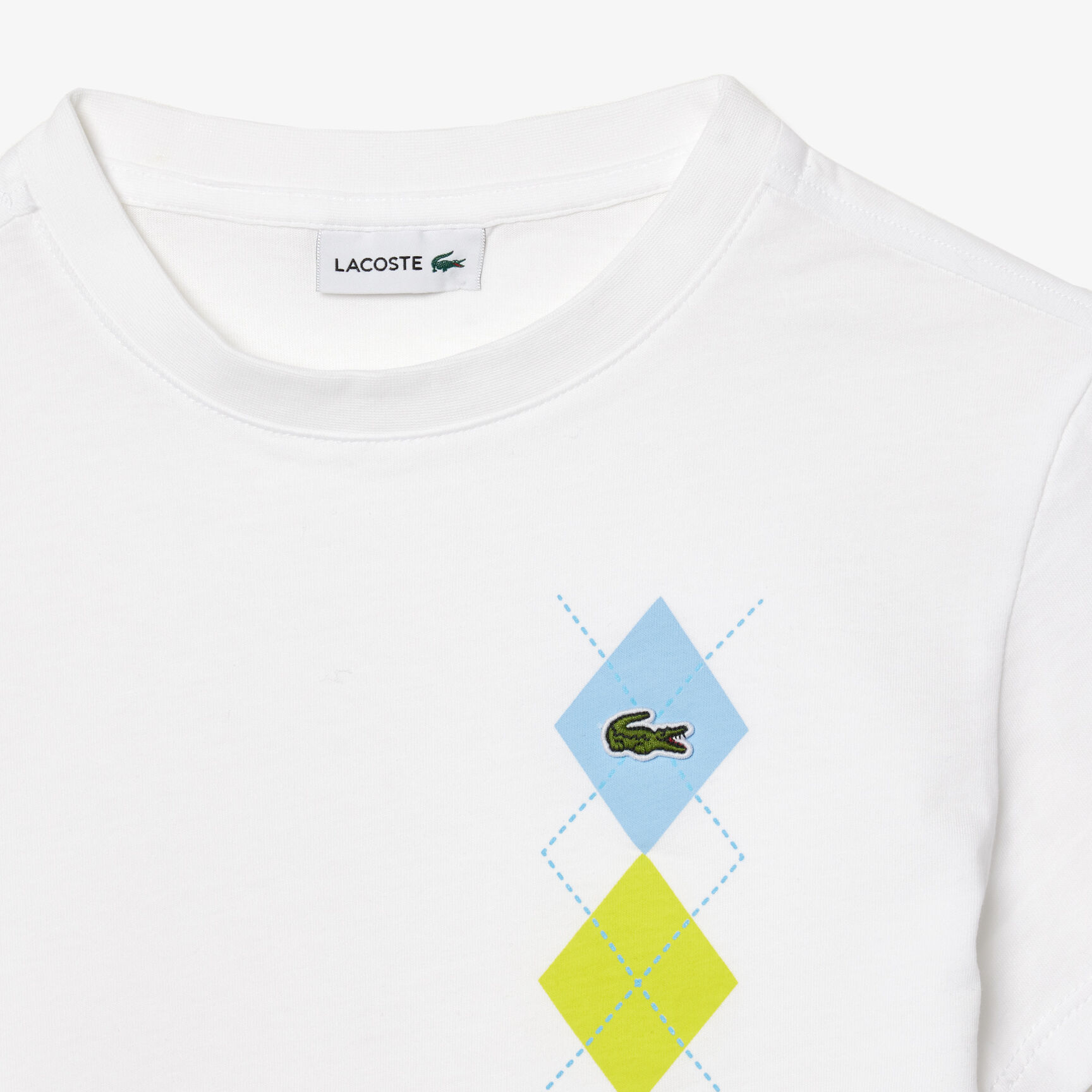 Argyle Print T-shirt - TJ2443-00-001